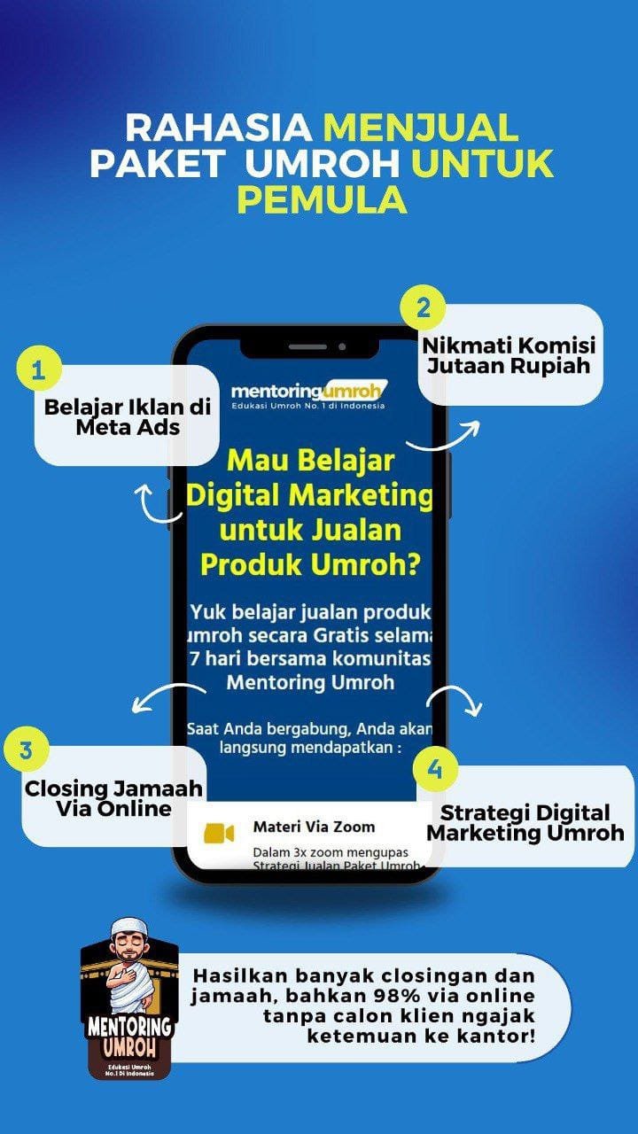 Gratis belajar digital marketing umroh